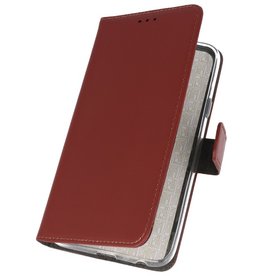 Wallet Cases Funda para Samsung Galaxy A70s Marrón