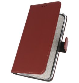 Wallet Cases Hoesje voor Samsung Galaxy A70s Bruin