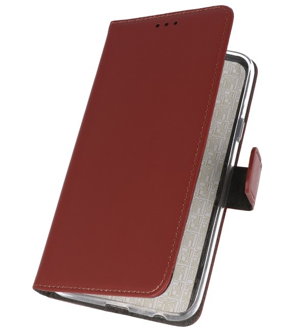 Wallet Cases Hoesje voor Samsung Galaxy A70s Bruin