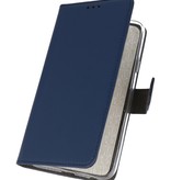 Wallet Cases Hoesje voor Samsung Galaxy Note 10 Navy