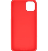 Farve TPU taske til iPhone 11 Pro rød