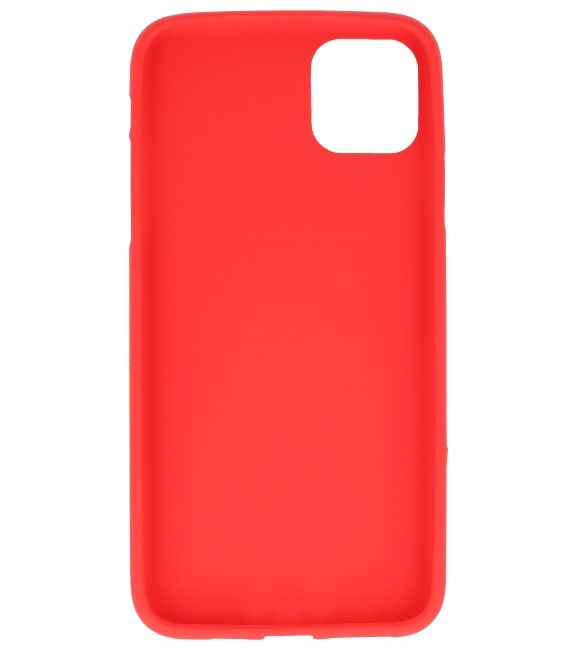 Color TPU Hoesje voor iPhone 11 Pro Rood