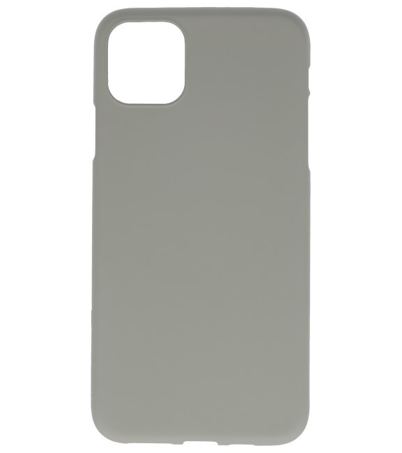 Coque en TPU colorée pour iPhone 11 Pro, gris