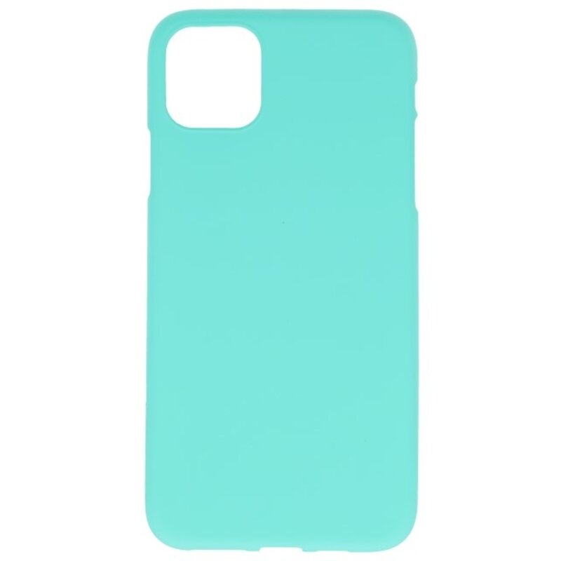 Farve TPU taske til iPhone 11 Pro Turquoise