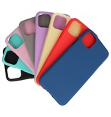 Farve TPU taske til iPhone 11 Pro Turquoise