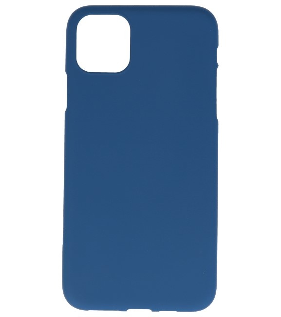 Farve TPU taske til iPhone 11 Pro Max Navy