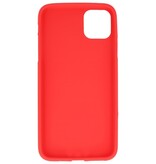 Custodia in TPU a colori per iPhone 11 Pro Max Rosso