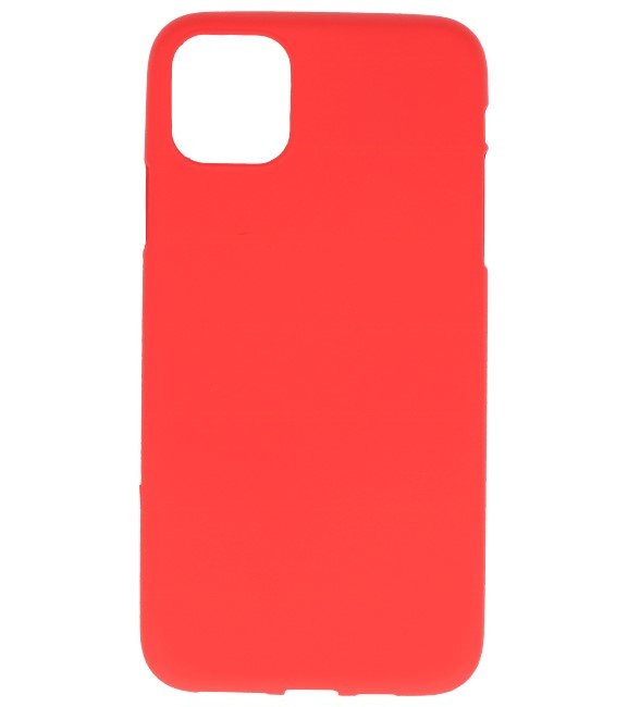 Custodia in TPU a colori per iPhone 11 Pro Max Rosso
