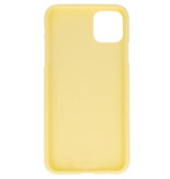 Custodia in TPU a colori per iPhone 11 Pro Max giallo
