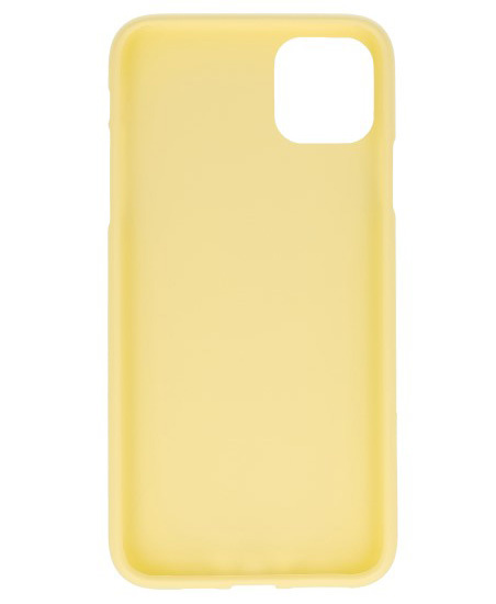 Farbe TPU Fall für iPhone 11 Pro Max Yellow