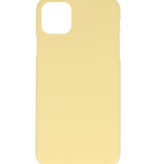 Coque TPU couleur pour iPhone 11 Pro Max Jaune