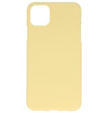 Custodia in TPU a colori per iPhone 11 Pro Max giallo