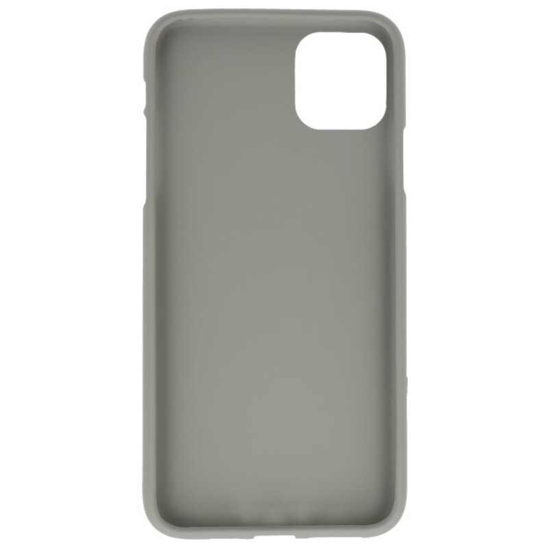 Custodia in TPU a colori per iPhone 11 Pro Max Grey
