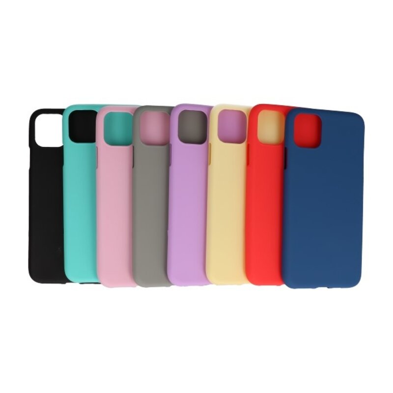 Custodia in TPU a colori per iPhone 11 Pro Max Grey