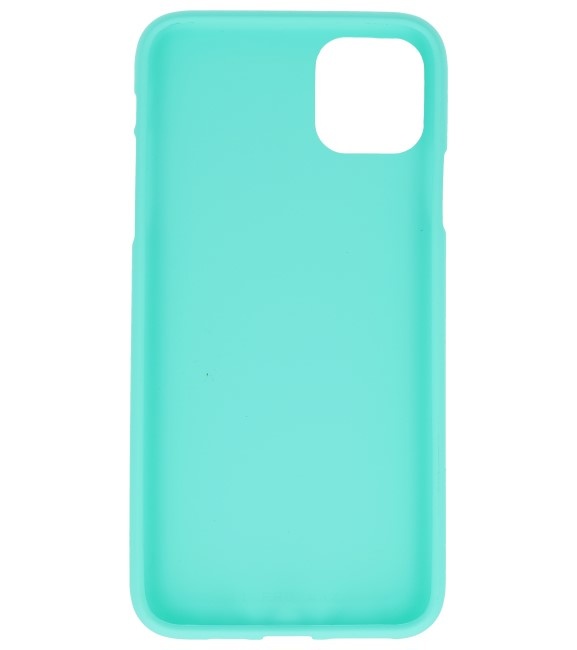 Farve TPU taske til iPhone 11 Pro Max Turquoise