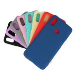 Farve TPU taske til Samsung Galaxy A10s sort