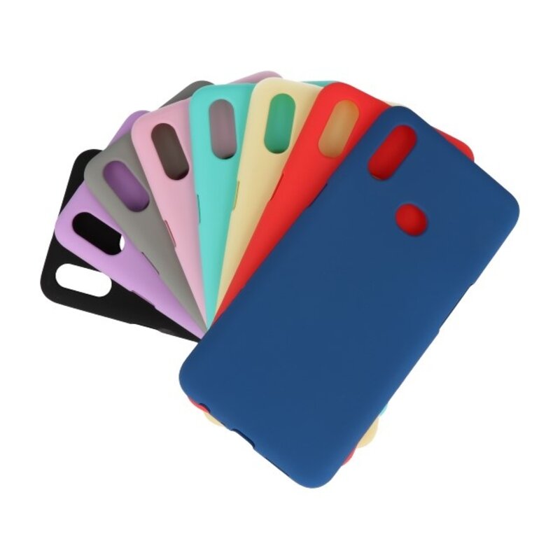 Farve TPU taske til Samsung Galaxy A10s Navy