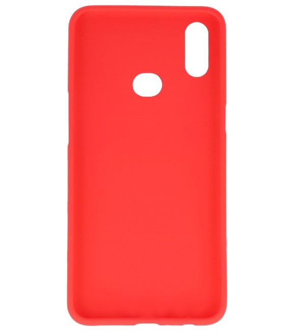 Funda de TPU en color para Samsung Galaxy A10s rojo