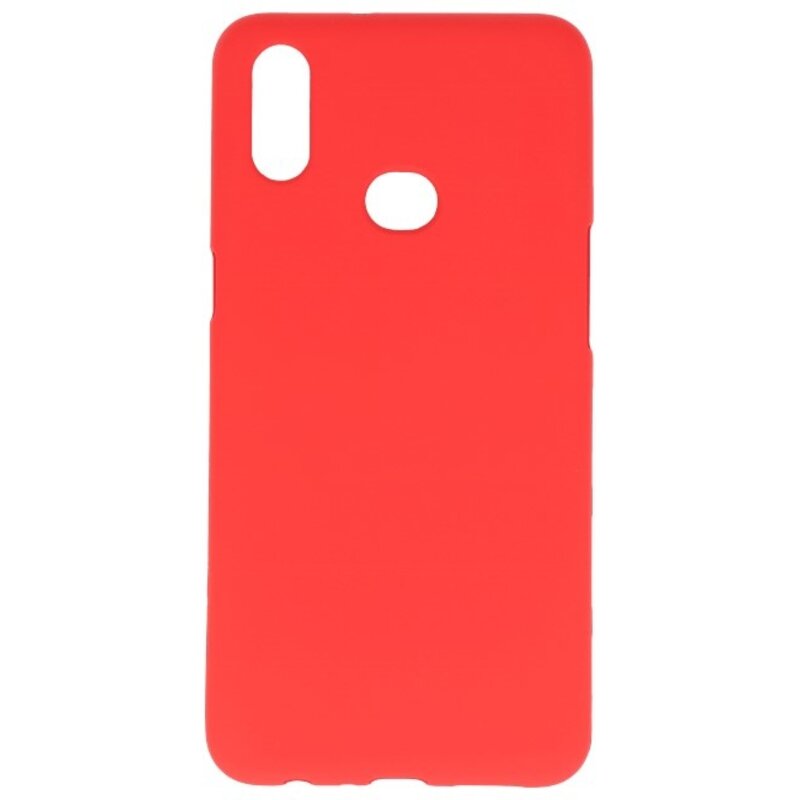 Funda de TPU en color para Samsung Galaxy A10s rojo