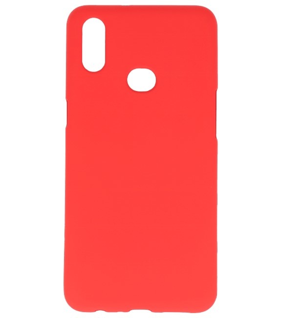 Farve TPU taske til Samsung Galaxy A10s rød