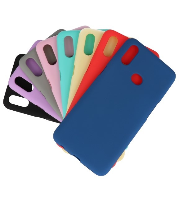 Farve TPU taske til Samsung Galaxy A10s rød