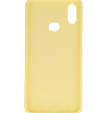 Custodia in TPU a colori per Samsung Galaxy A10s gialla