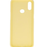 Funda de TPU en color para Samsung Galaxy A10s amarillo