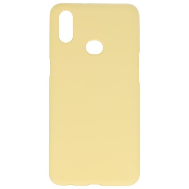 Custodia in TPU a colori per Samsung Galaxy A10s gialla