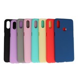 Farve TPU taske til Samsung Galaxy A10s gul