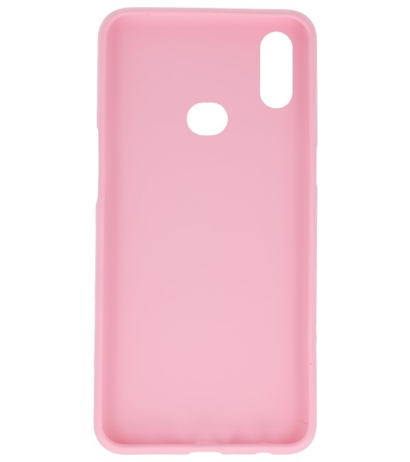 Coque TPU couleur pour Samsung Galaxy A10s rose