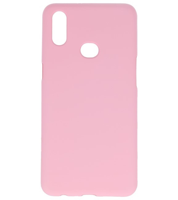 Farve TPU taske til Samsung Galaxy A10s lyserød