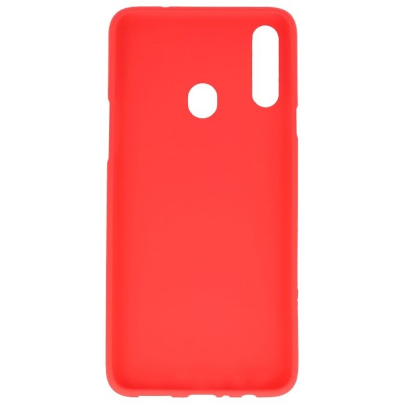 Color TPU Hoesje voor Samsung Galaxy A20s Rood