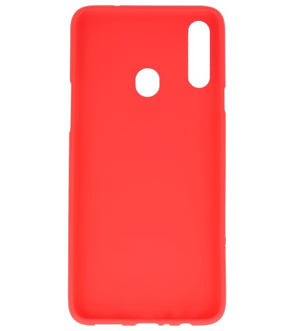 Funda de TPU en color para Samsung Galaxy A20s rojo