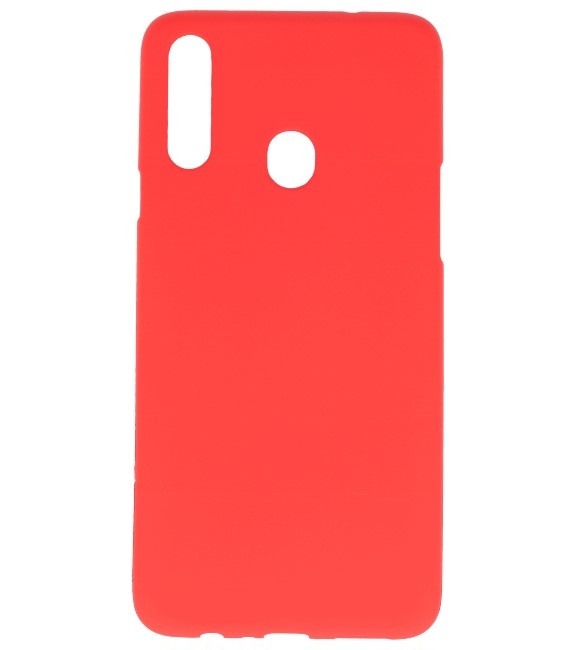 Color TPU case for Samsung Galaxy A20s red