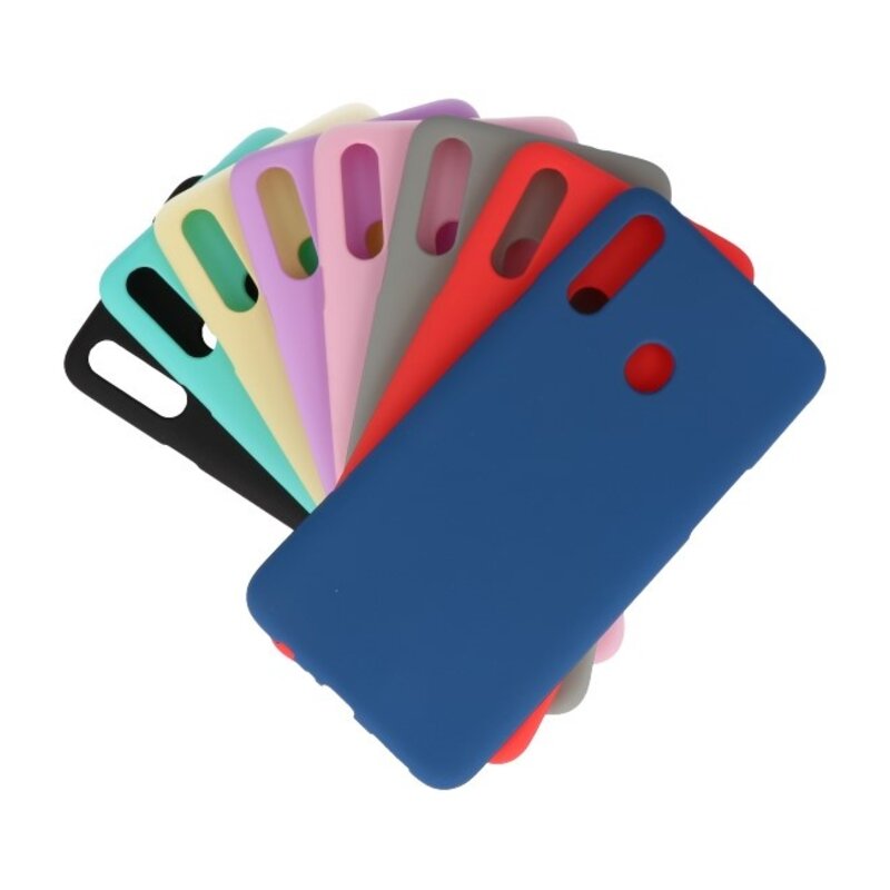 Custodia in TPU a colori per Samsung Galaxy A20s rossa