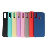 Color TPU Hoesje voor Samsung Galaxy A20s Rood