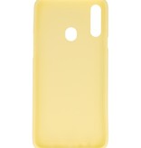 Funda de TPU en color para Samsung Galaxy A20s amarillo