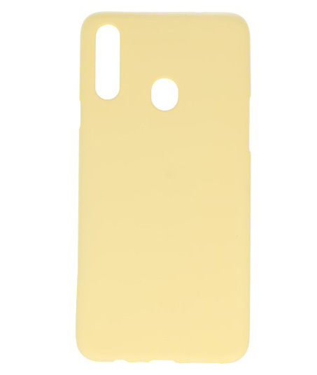 Color TPU case for Samsung Galaxy A20s yellow