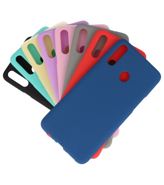 Color TPU Hoesje voor Samsung Galaxy A20s Geel