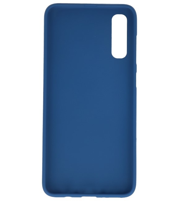 Farve TPU taske til Samsung Galaxy A20s Navy