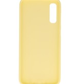 Funda de TPU en color para Samsung Galaxy A20s amarillo