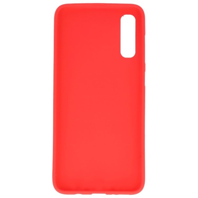 Coque en TPU couleur pour Samsung Galaxy A20s rouge
