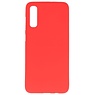 Coque TPU couleur pour Samsung Galaxy A30s rouge