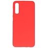 Farve TPU taske til Samsung Galaxy A30s rød