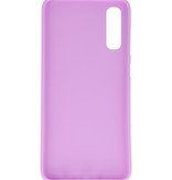 Coque TPU couleur pour Samsung Galaxy A20s Violet