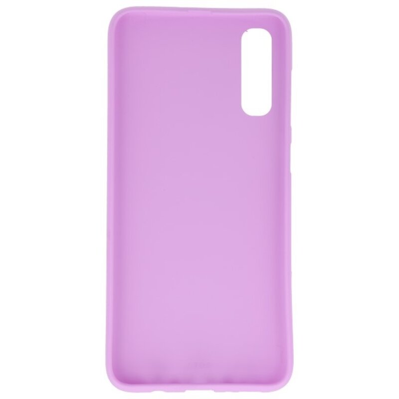 Coque TPU couleur pour Samsung Galaxy A20s Violet