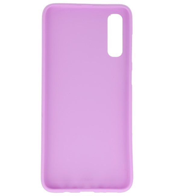 Farve TPU taske til Samsung Galaxy A20s Purple