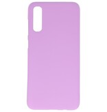Coque TPU couleur pour Samsung Galaxy A20s Violet