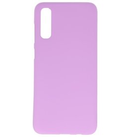 Color TPU Hoesje voor Samsung Galaxy A30s Paars