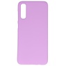 Coque TPU couleur pour Samsung Galaxy A30s Violet